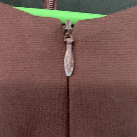 Akris Punto Brown and Black Fitted Sheath Dress - Picture 5 of 6